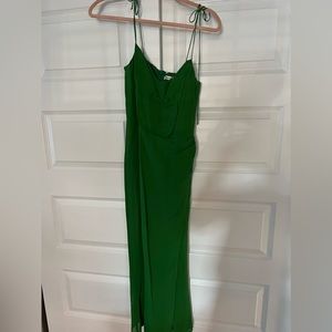 Reformation Kourtney green dress. Worn once!